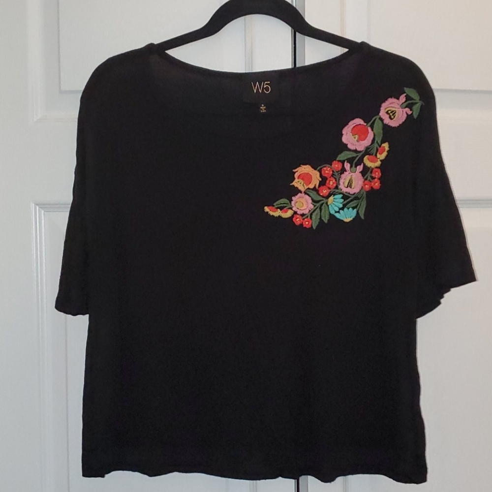 Embroidered top